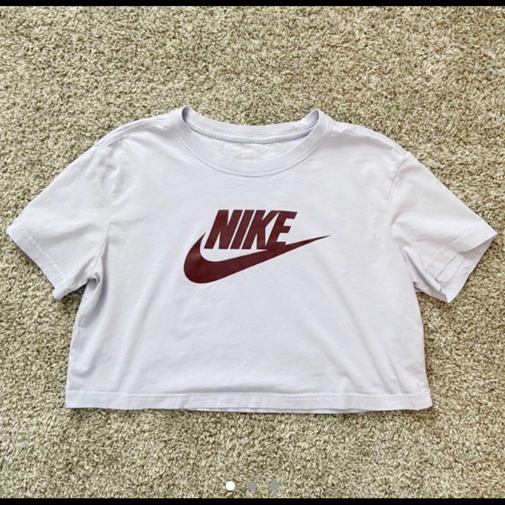 Purple Nike Crop Top